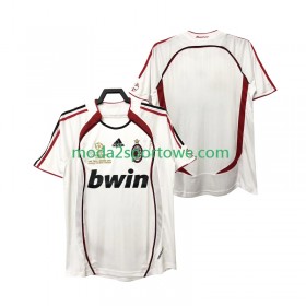 Koszulka AC Milan 2006 2007 Retro Wyjazdowe Stroje Piłkarskie Krótki Rękaw